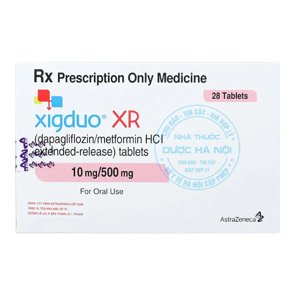Thuốc Xigduo XR 10mg/500mg