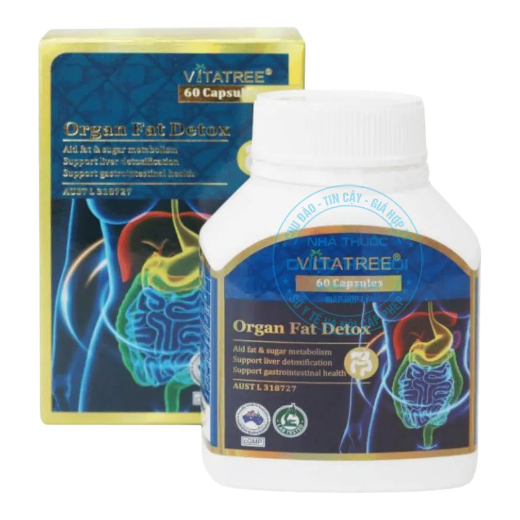 Viên uống Vitatree Organ Fat Detox