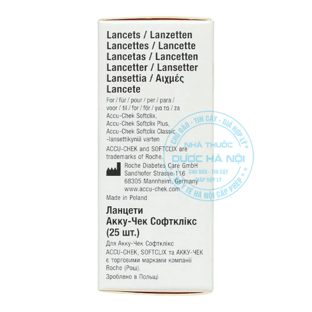 Kim lấy máu Accu-Chek Softclix