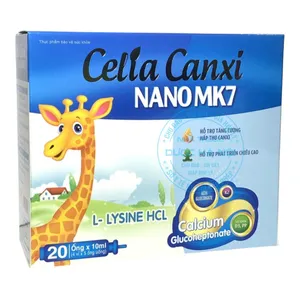 Viên uống Celia Canci Nano MK7 hỗ trợ phát triển chiều cao, duy trì xương chắc khỏe ( 1 Hộp x 20 ống)