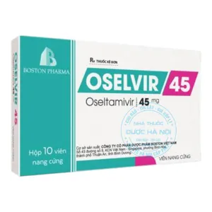 Thuốc Oselvir 45mg điều trị và kiểm soát bệnh cúm ở cộng đồng(Hộp 10viên)