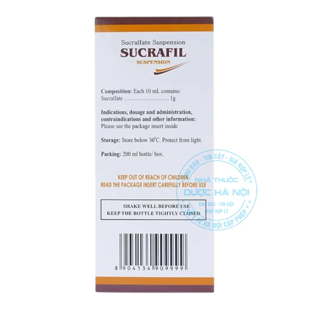 Thuốc Sucrafil 1g/10ml