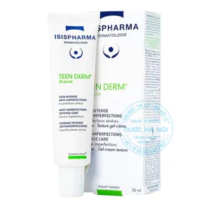 Kem dưỡng IsisPharma Teen Derm Alpha Pure chăm sóc cho làn da mụn ( 30ml )