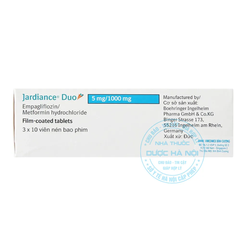 Thuốc Jardiance Duo 5mg/1000mg