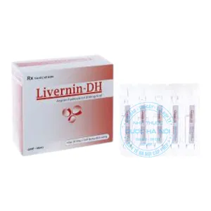 Thuốc Livernin-DH điều trị các bệnh về gan, rối loạn tiêu hóa do amoniac ( hộp 20 ống )