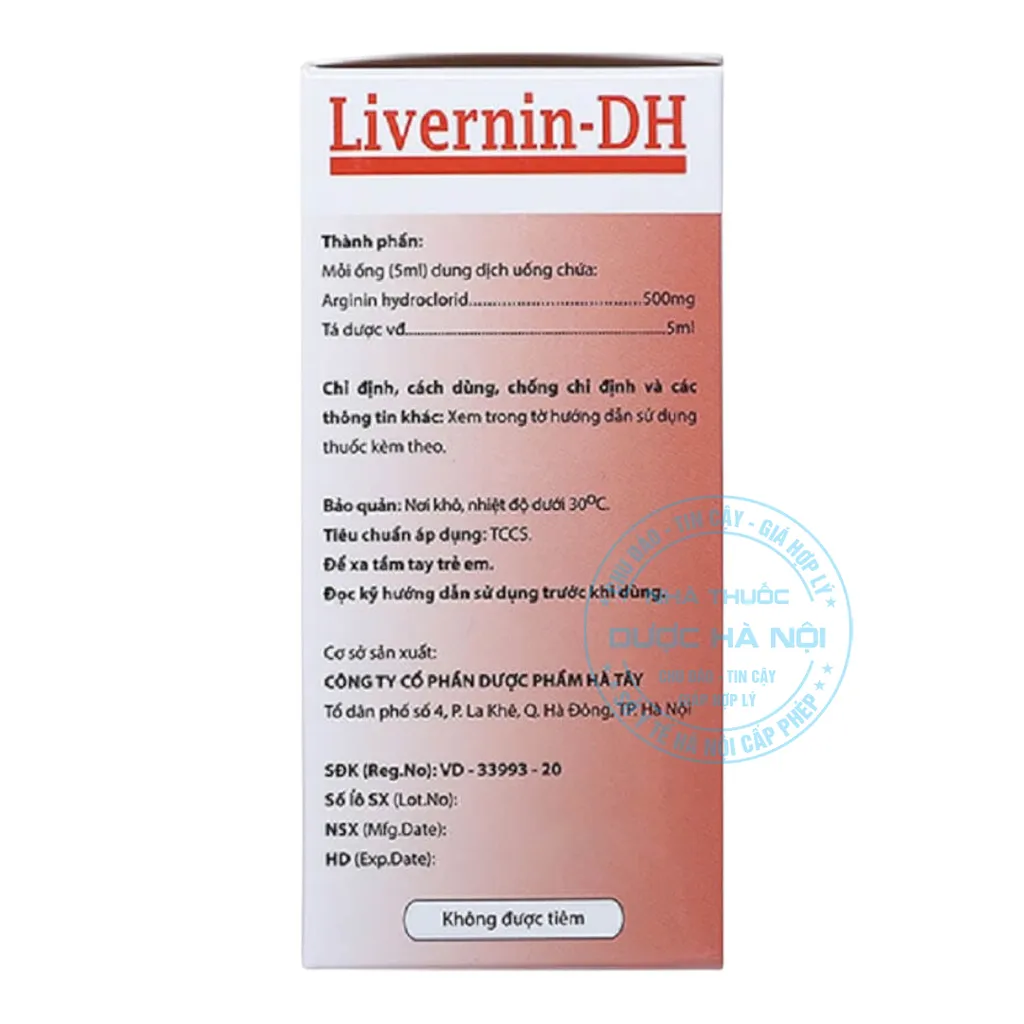 Thuốc Livernin-DH