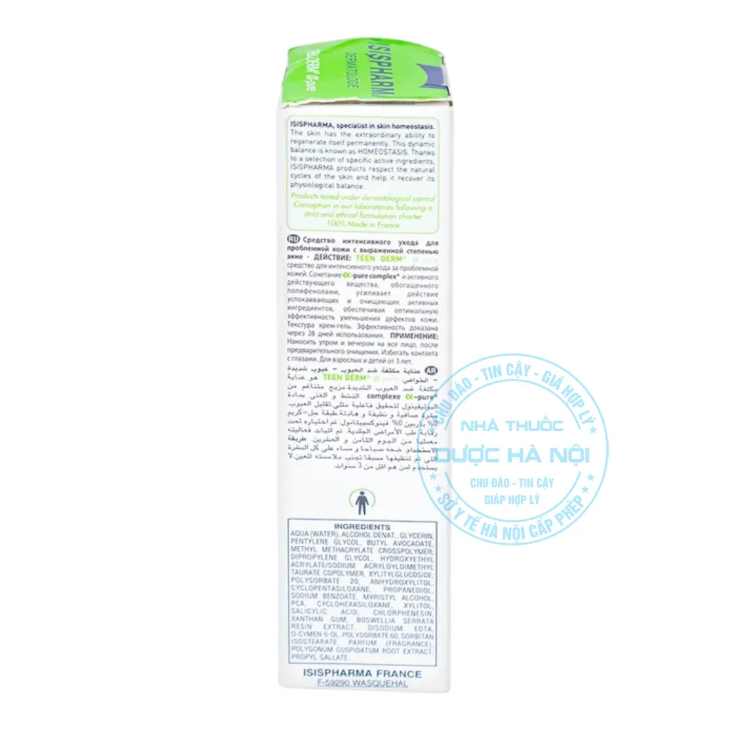 Kem dưỡng IsisPharma Teen Derm Alpha Pure