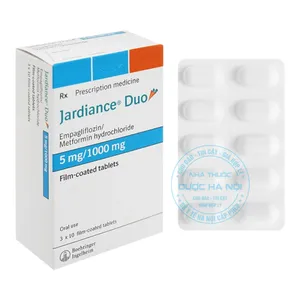 Thuốc Jardiance Duo 5mg/1000mg điều trị đái tháo đường hiệu quả( hộp 3 vỉ x 10 viên )