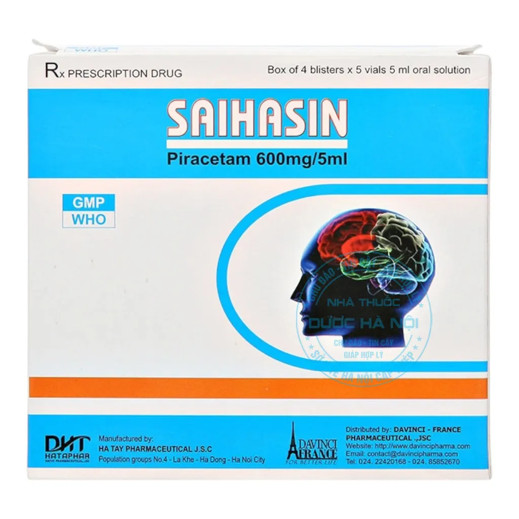 Thuốc Saihasin 600mg/5ml