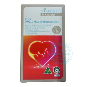 Viên uống Ultra CoQ10 Max 150mg hỗ trợ sức khỏe tim mạch, tăng cường năng lượng
