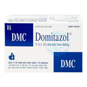 Thuốc Domitazol điều trị nhiễm trùng đường tiết niệu ( 5 vỉ x 10 viên )