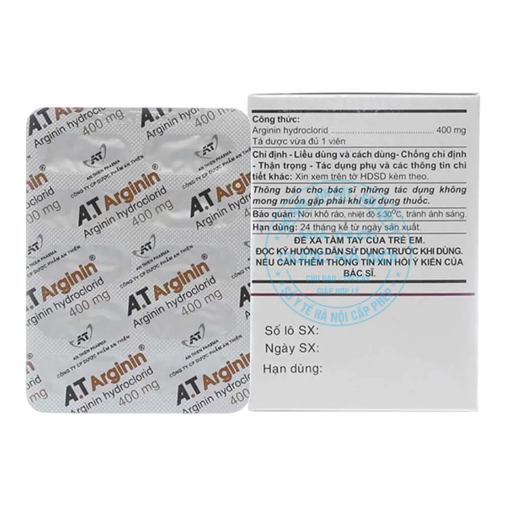 Thuốc A.T Arginin 400mg