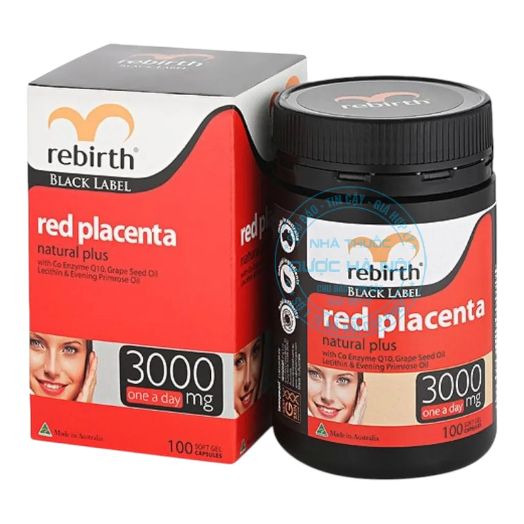 Viên uống Nhau Thai Cừu Đỏ Rebirth Red Placenta