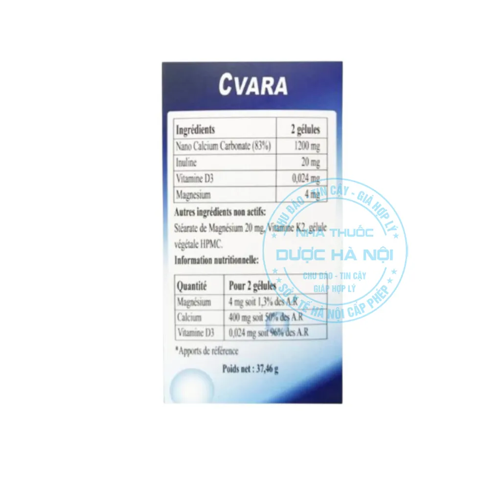 Viên uống CVARA Nano Calcium