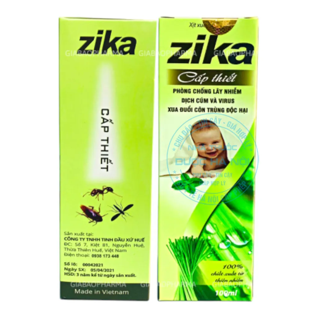 Tinh Dầu Sả Chanh Zika