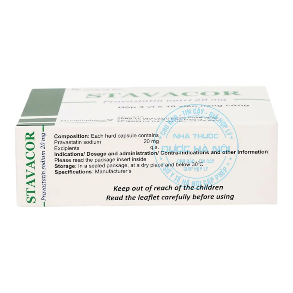 Thuốc Stavacor 20mg