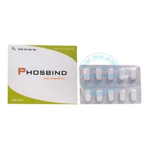 Thuốc Phosbind điều trị bệnh nhân suy thận mạn theo cơ chế kiểm soát phosphat