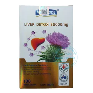 Viên uống Liver Detox Vital Code 38000mg hỗ trợ chức năng gan an toàn và hiệu quả (Lọ 100viên)