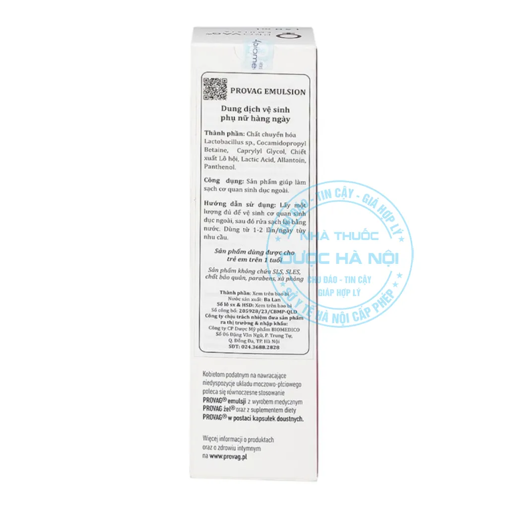 Dung dịch vệ sinh Provag