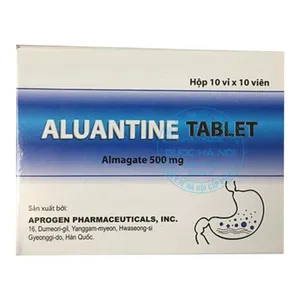 Thuốc Aluantine Tablet điều trị các bệnh lý tiêu hóa do dư thừa axit dạ dày