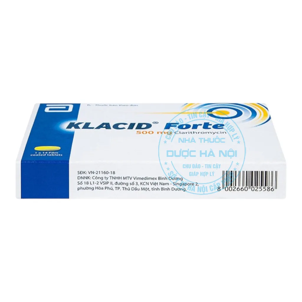 Thuốc Klacid Forte 500mg