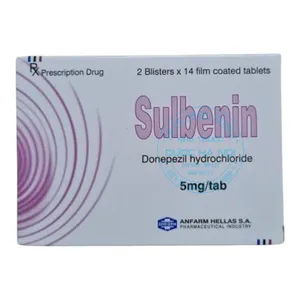 Thuốc Sulbenin 5mg điều trị suy giảm trí nhớ do Alzheimer ( 28 viên )