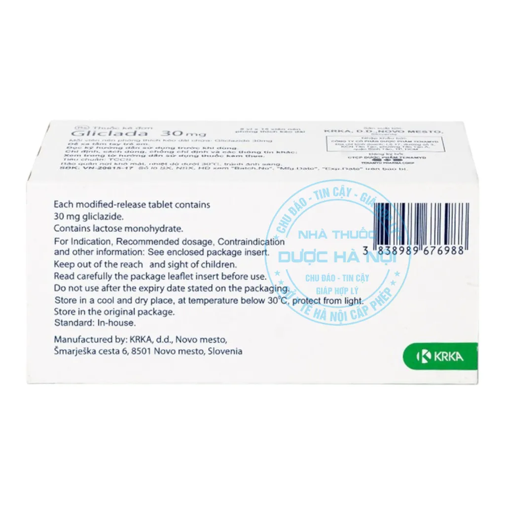 Thuốc Gliclada 30mg