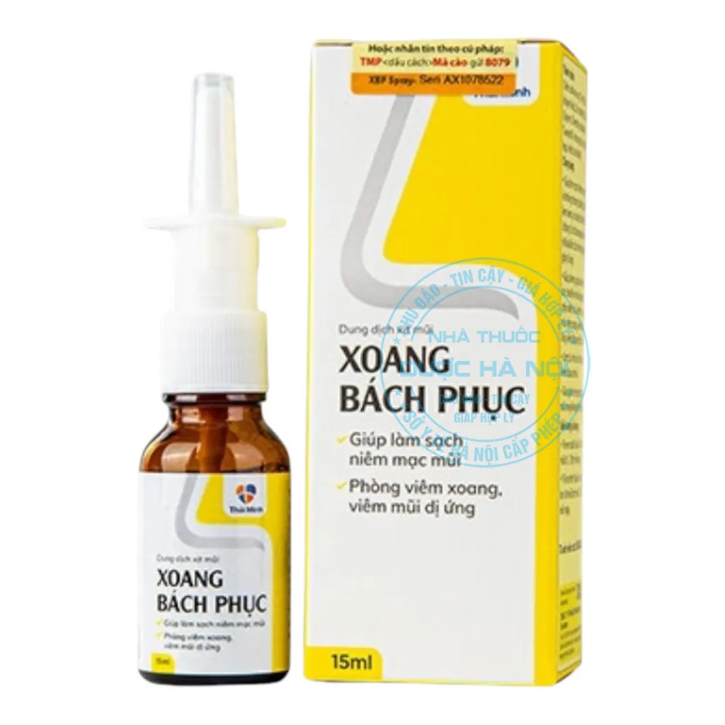 Dung dịch xịt mũi Xoang Bách Phục