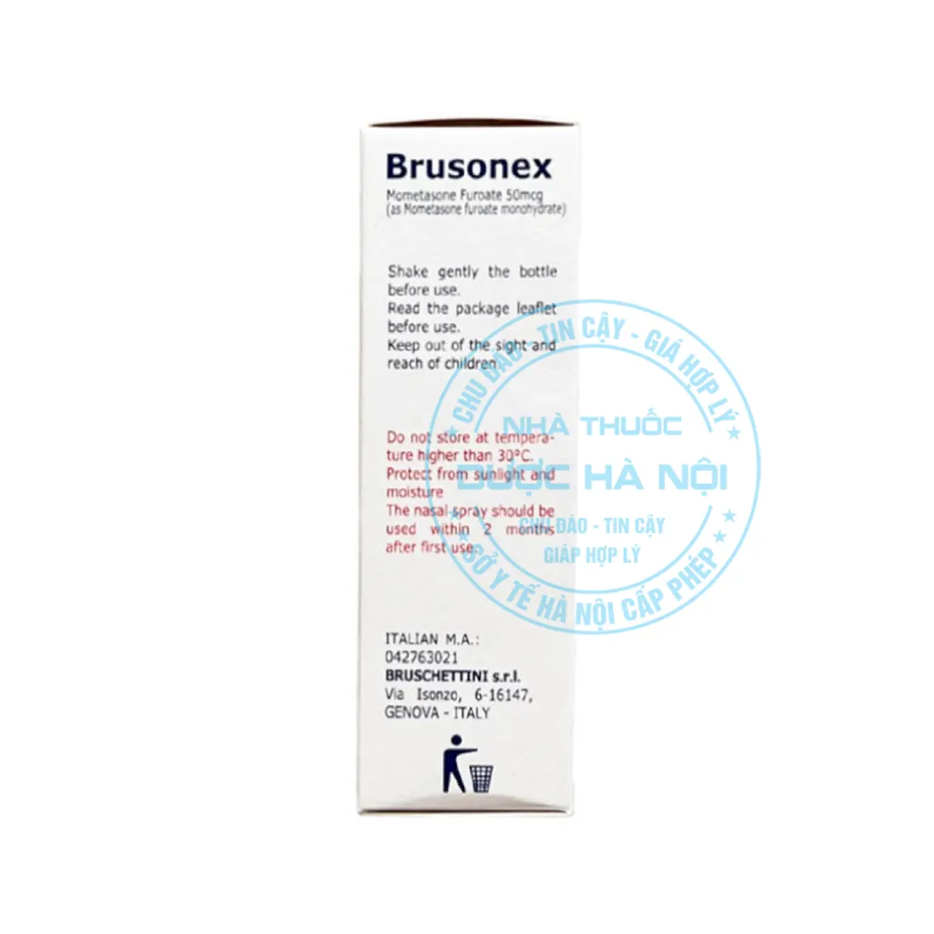 Hỗn dịch xịt mũi Brusonex