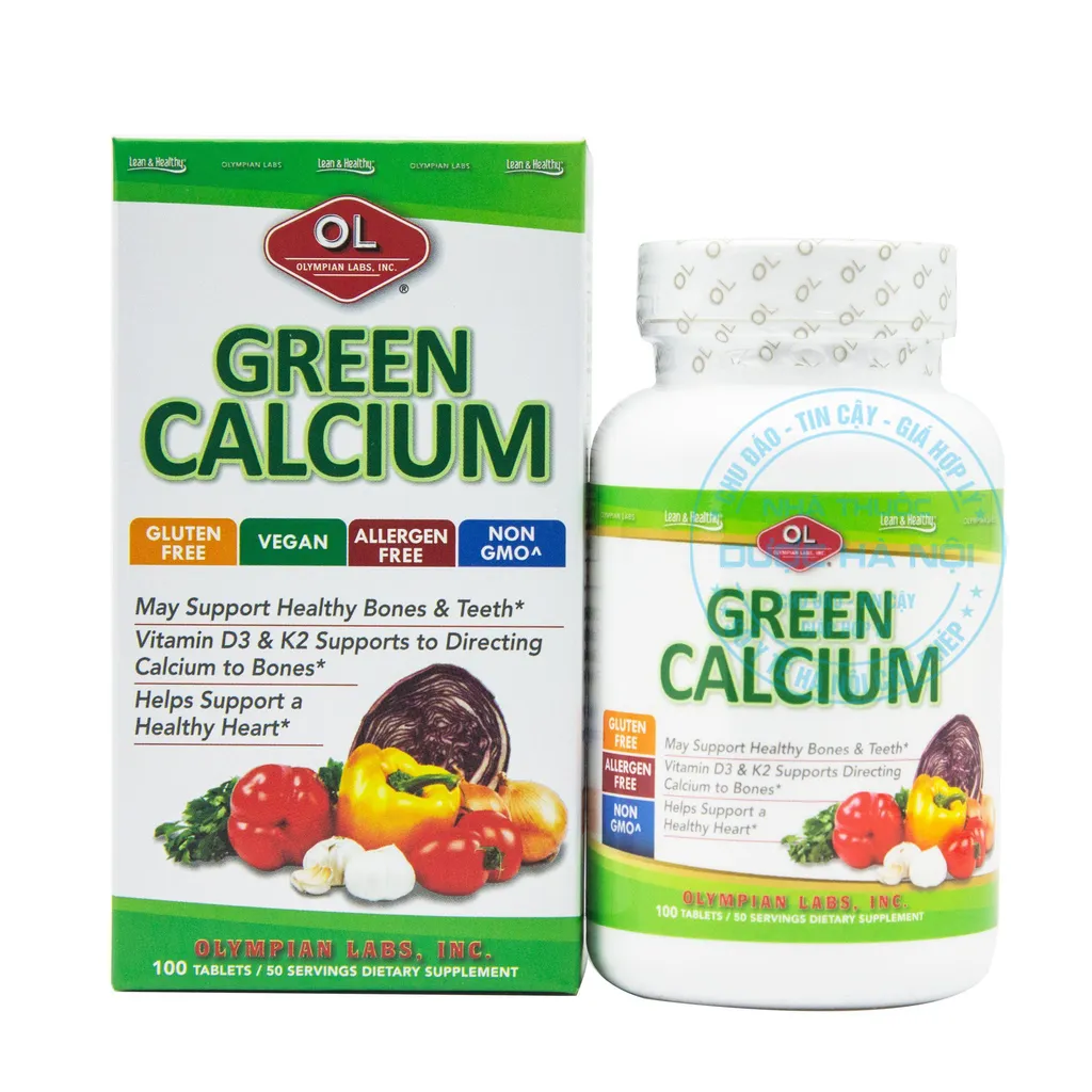Viên uống Green Calcium Olympian Labs