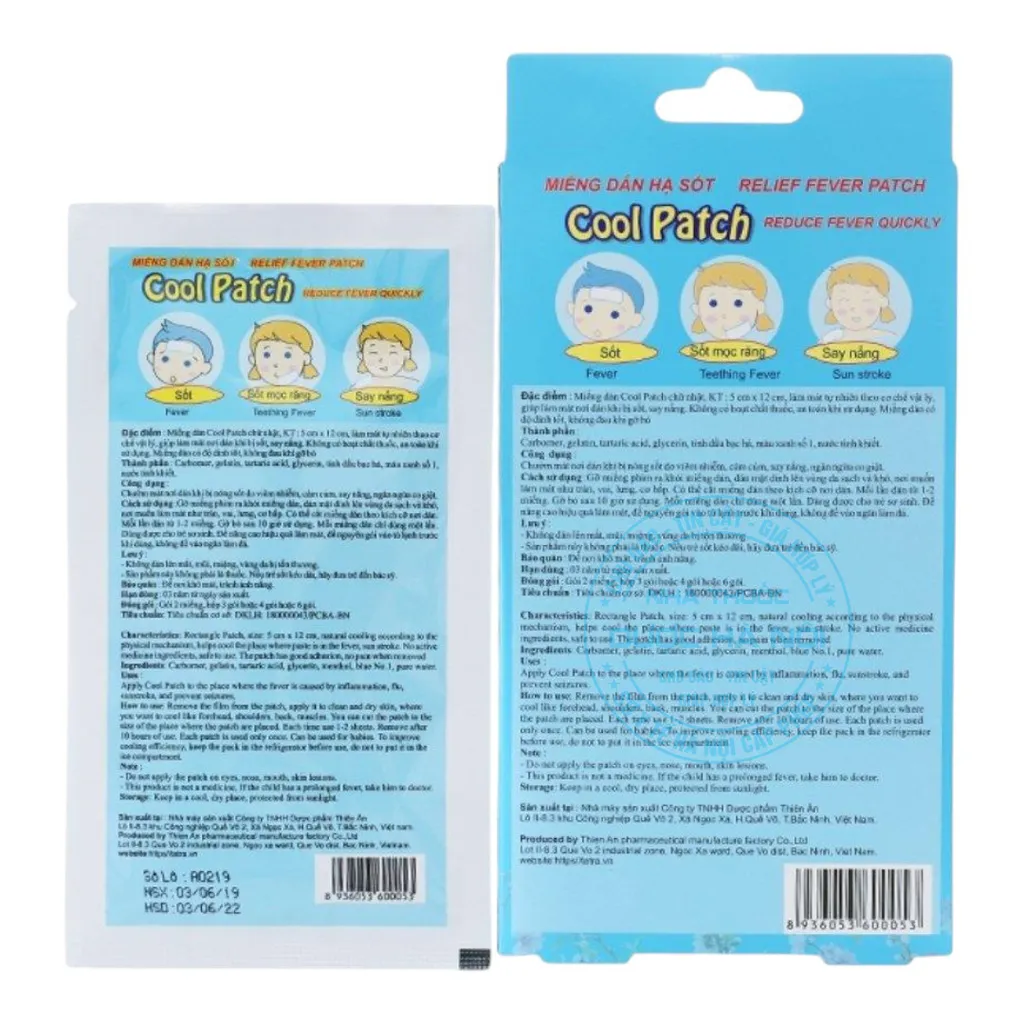 Miếng dán Cool Patch Silk Care Touch