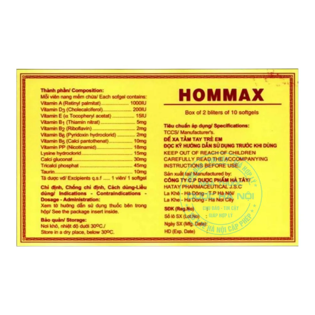 Thuốc Hommax