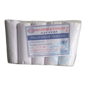 Gạc cuộn 10cmx5m vật tư y tế thiết yếu, đem lại hiệu quả thấm hút nhanh, an toàn