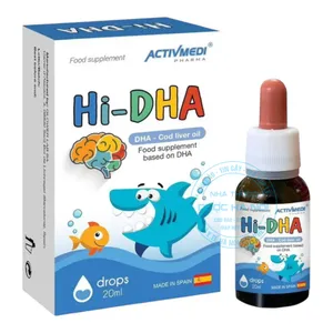 Siro Hi-DHA hỗ trợ phát triển toàn diện của não bộ và thị lực (Lọ 20ml)