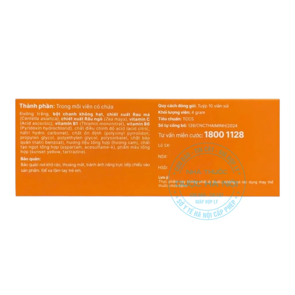 Viên sủi Super Cool Thái Minh