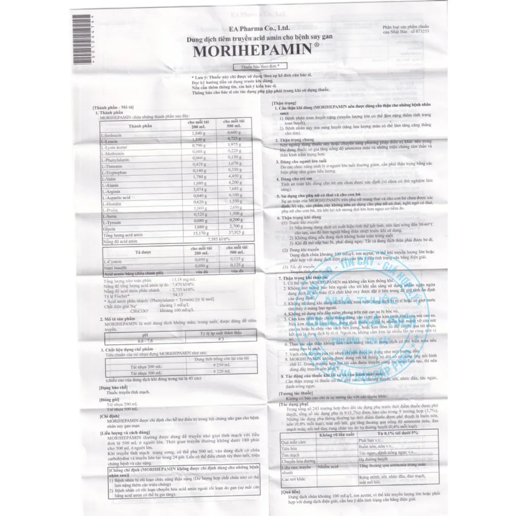 Thuốc Morihepamine
