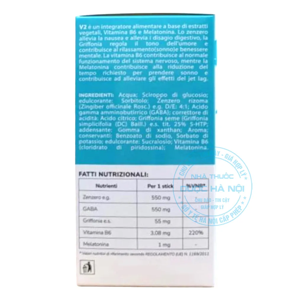 Nước chống say tàu xe V2