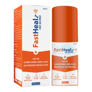 Xịt Fasthealz First Aid Spray làm dịu và hỗ trợ quá trình lành vết thương