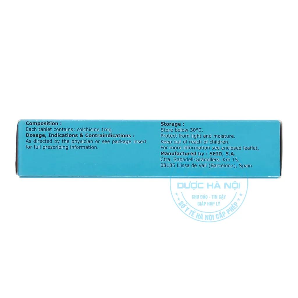 Thuốc Colchicina Seid 1mg