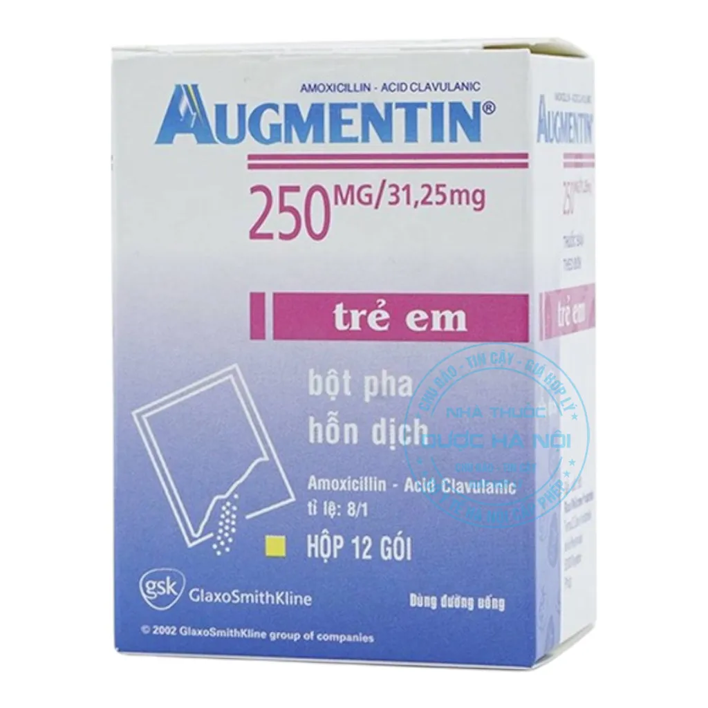 Thuốc Augmentin 250mg/31