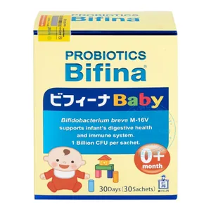 Men vi sinh Bifina baby bổ sung lợi khuẩn cho hệ tiêu hóa trẻ em (Hộp 30 gói)