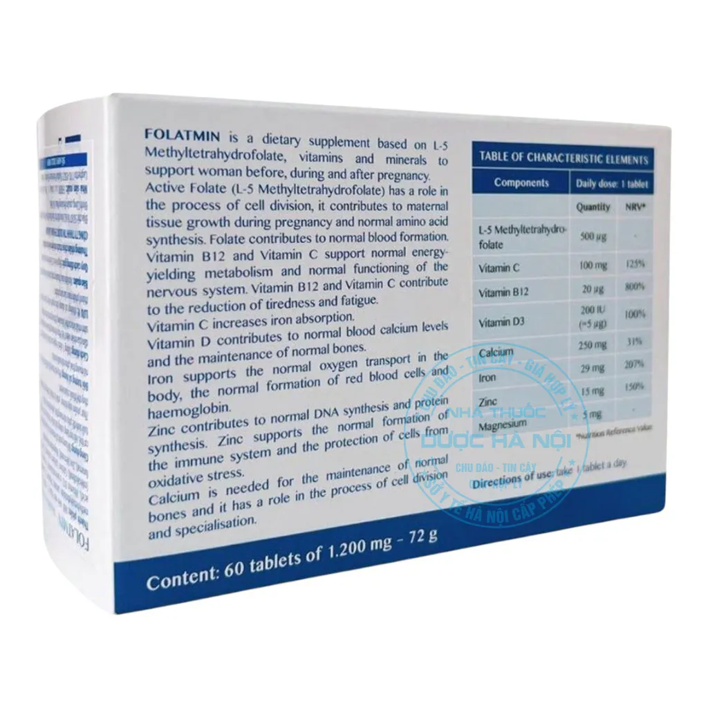 Viên uống Folatmin