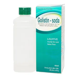 Dung dịch Golistin-Soda điều trị táo bón và duy trì hệ tiêu hóa khỏe mạnh