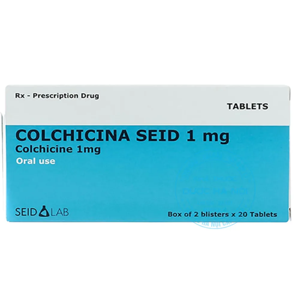 Thuốc Colchicina Seid 1mg