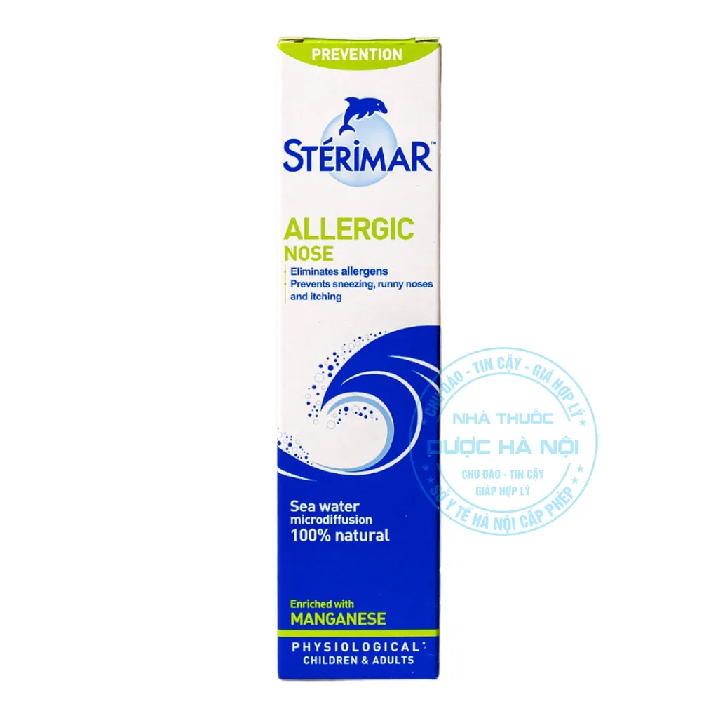 Dung dịch xịt mũi Sterimar Allergic nose