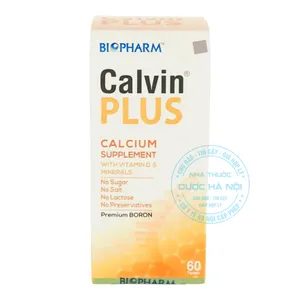Viên uống Calvin Plus bổ sung lượng lớn calci hỗ trợ phòng ngừa và điều trị loãng xương