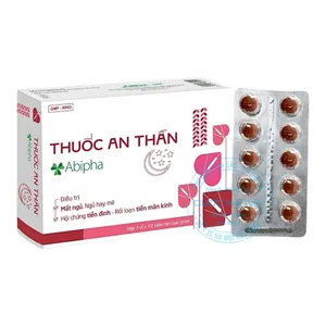 Viên uống An Thần Abipha hỗ trợ cho giấc ngủ, tinh thần, căng thẳng kéo dài
