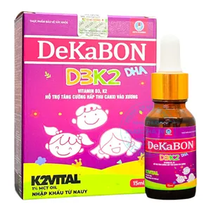Siro Dekabon D3K2 DHA  bổ sung dưỡng chất toàn diện cho trẻ em