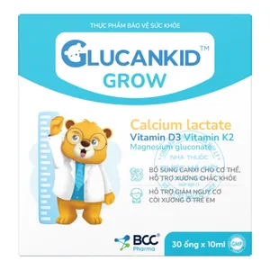 Siro Glucankid Grow nâng cao sức khỏe xương, phòng tránh các bệnh liên quan