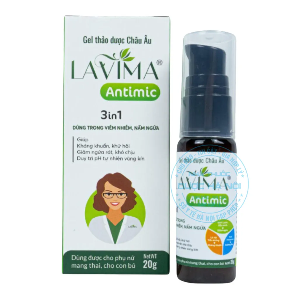 Gel bôi phụ khoa Lavima